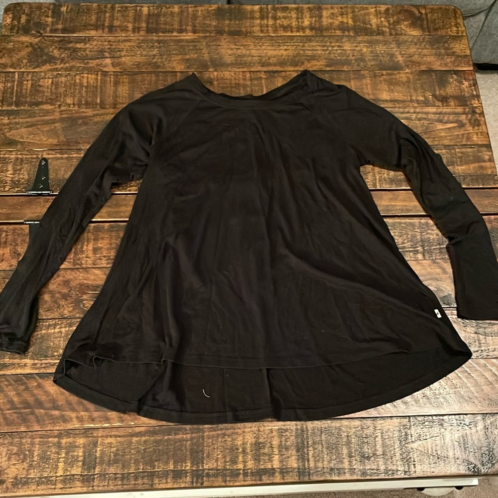 Long sleeve black top